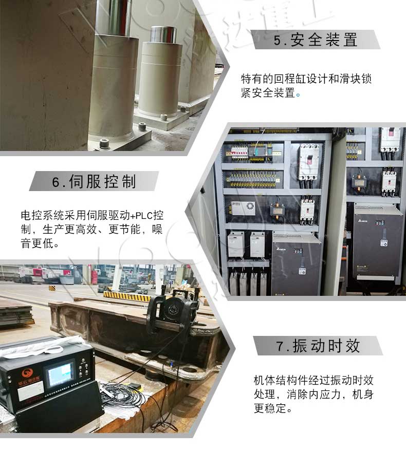 2000噸框架式液壓機細節(jié)